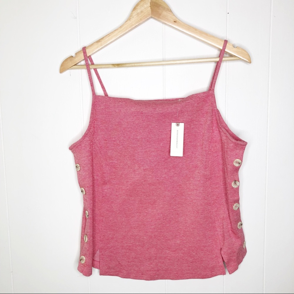 NWT Anthropologie button tank top